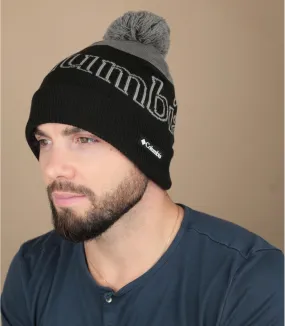 Bonnet pompon gris - Polar Powder II Beanie grey Columbia : Headict