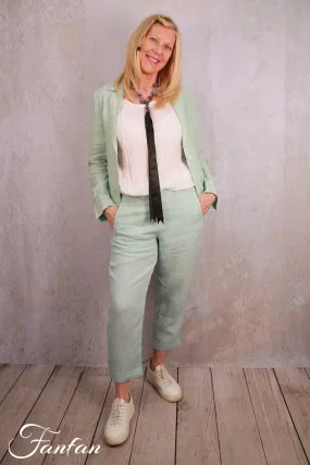 Elemente Clemente Pantalon Geisha aquaverde